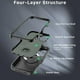 thumbnail image 4 of Funda Case MYBAT Maverick Mag clip para iPhone 16 - Negra con mica, 4 of 6