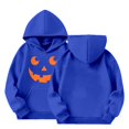 thumbnail image 6 of Abcomgle Halloween Hoodies for Teen Girls Funny Pumpkin Face Sweatshirts with Hooded Casual Long Sleeve Pullover Sweatshirts with Pocket Fall Holiday Sweaters for Teen Girls, 6 of 6