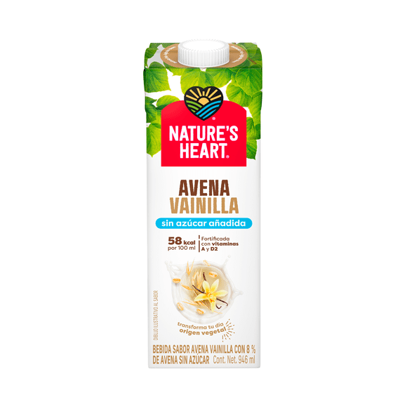 Bebida vegetal Nature's Heart con avena vainilla 946 ml