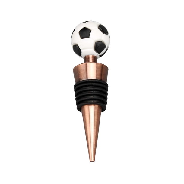 Tapón Para Vino Con Forma De Balón De Fútbol Sellador Y Conservador Tapa Única Para Botellas Accesorio Ideal Para El Vino Y Adorno Decorativo Para El Hogar