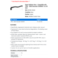 thumbnail image 2 of Upper Radiator Hose - Compatible with 1996 - 2000 Chevy C3500HD 7.4L V8 GAS 1997 1998 1999, 2 of 2