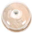 thumbnail image 5 of Classic Pedestal Natural Brown 12 x 10 Wood Base and Glass Cover Cake Stand, 5 of 6