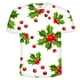 thumbnail image 3 of Camiseta de manga corta con cuello redondo para hombre y mujer, camisa informal con estampado 3D de Hip Hop, tendencia festiva de Carnaval y Navidad, Feliz Año Nuevo, 3 of 4
