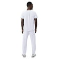 thumbnail image 2 of Adar Addition Go-Everyday Scrub Set For Men - Stylish Scrub Top & Cargo Scrub Pants - A9800 - White - XL, 2 of 7