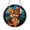 Acrylic 3.5 Inch, variant on Fantasy Cat Stained Glass Style Window Suncatcher, Decorative Feline Art Window Hanging for Home Interior Decor, Glass Style Accent, Creative Gift for Animal Lovers