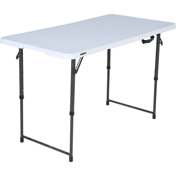 Lifetime 48 Fold In Half Table White, 48 Folding Table White