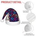 thumbnail image 4 of Balery Llama Alpaca Pattern Santa Hat Christmas Hat Funny Christmas Hat Christmas Knitted Beanie Hat For Kids, 4 of 6