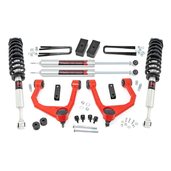 Rough Country 3.5" M1 Lift Kit for 2007-2021 Toyota Tundra 4WD - 76840RED