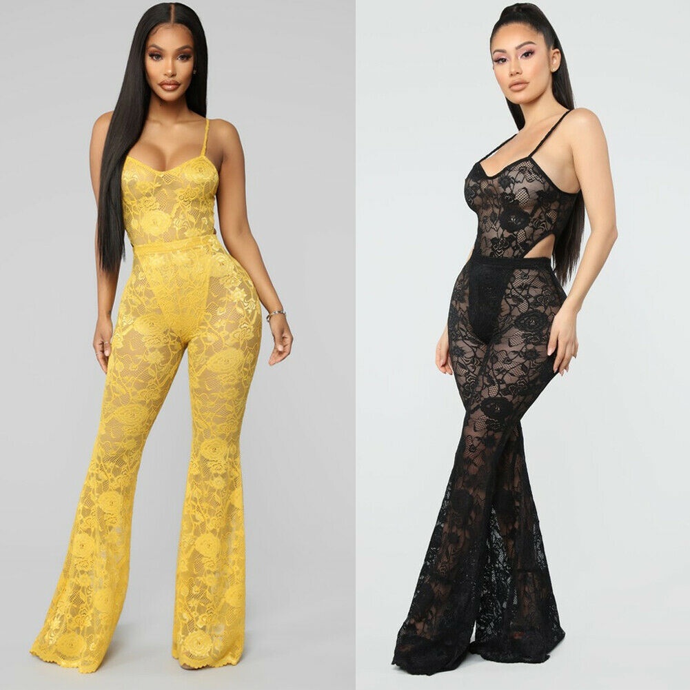 Long Flare Pants Clubwear 