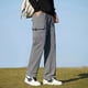 thumbnail image 5 of Pantalones casuales de secado rápido para exteriores de nuevo estilo de primavera de 2024 para hombre, rectos, transpirables, suaves, para senderismo, pantalones grises y verdes para hombre, 5 of 5