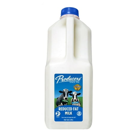 Producers 2% Reduced Fat Milk, Half Gallon