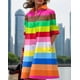 thumbnail image 3 of Vestido Zhyaj Fashion de lunares a media pierna de manga larga para mujer 2025, 3 of 6
