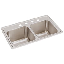 SS 29x18x10 Double Bowl Drop-in Sink