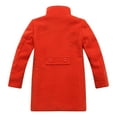 thumbnail image 2 of Richie House Little Girls Orange Double-Breasted Stand Collar Jacket 6, 2 of 2