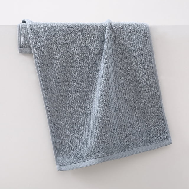 Xiao Hua Juego de toallas corporales, 6 piezas, toallas faciales grises para baño, toallas suaves de algodón de 34*72 cm para baño, absorbentes y duraderas, ideales para uso diario.