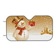 thumbnail image 7 of Goofa Christmas Snowman Gift Printed Car Windshield Sunshade,Foldable Reflective Sun Visor,UV Protection Heat Blocker Sunshade,Car Cooling Accessory-Medium, 7 of 7