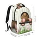 thumbnail image 2 of Disketp Brown Bunny Mochila Estampada para Hombre y Mujer – Mochila Ligera Clásica con Múltiples Bolsillos para Universidad, Trabajo y Viajes-One Size, 2 of 5