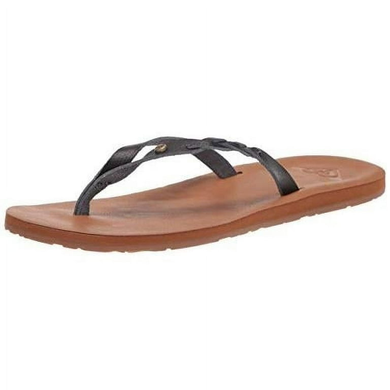 Roxy Women s Liza Flip Flop Sandal BLACK