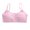 pink(1 pack), variant on Bras for Girls Training Cotton Bras Wireless Light Padded Sports Bra for 8-18 Years Girls, 1/5 Pack