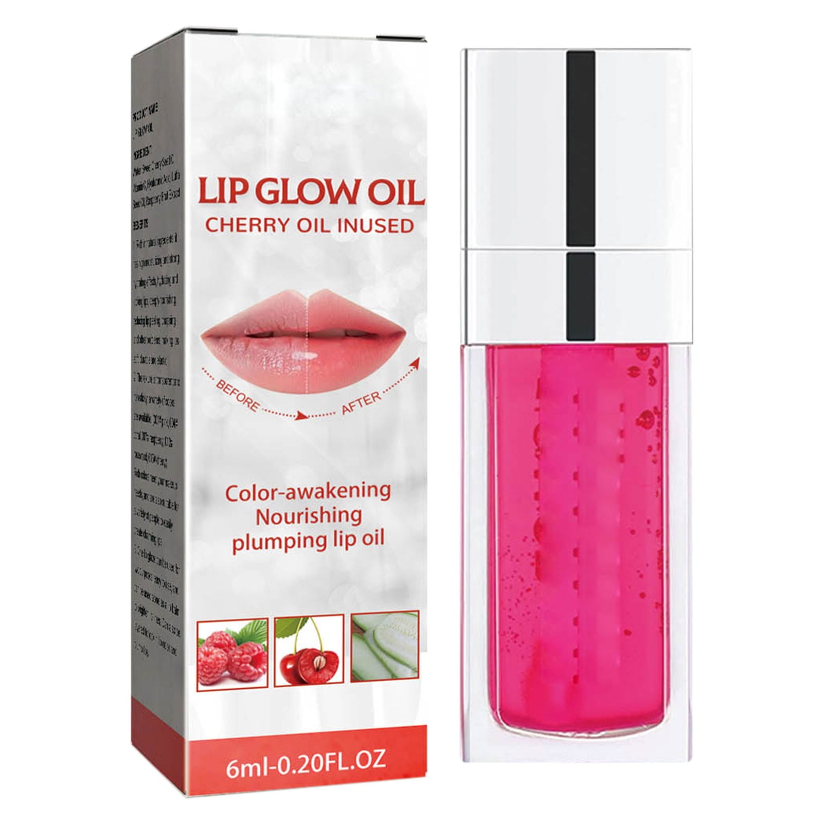 HSMQHJWE Hard Candy Lip Stain Plumping Lip Oil Long Lasting Hydrating