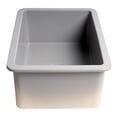 thumbnail image 3 of Pemberly Row Gray 27" x 18" Fireclay Undermount/Drop In Firelcay Kitchen Sink, 3 of 9