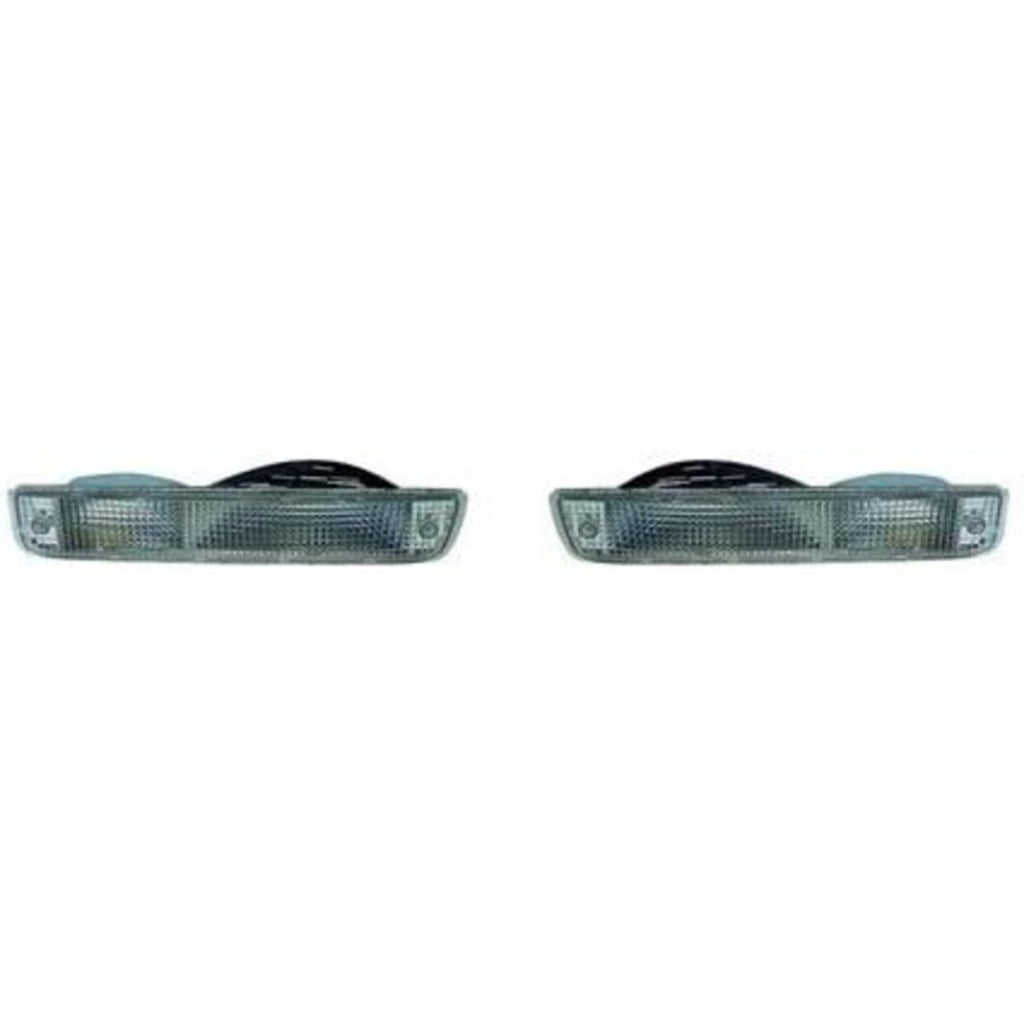 Clear For Buick LeSabre/Electra/Park Avenue Parking/Signal Light Assembly Unit 1985-1991 Pair Driver and Passenger Side 