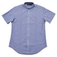 thumbnail image 2 of Polo Ralph Lauren Mens Seersucker Short Sleeve Shirt (M, Basic Blue Stripes), 2 of 2