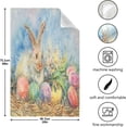 thumbnail image 3 of GZHJMY Easter Bunny Kitchen Dish Towel 4 Pack, Soft Absorbent Dishcloths Reusable Hand Towel Washable Tea Towels for Home Kitchen Bar Table Decor, 28 x 18 Inch Washcloths Decorative Towels, 3 of 7