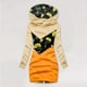 thumbnail image 2 of Sudadera de moda para mujer Sudadera con capucha y estampado floral de Navidad Sudadera con capucha delgada Pompotops gfhjh13225, 2 of 5