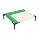 thumbnail image 4 of Cama elevada para mascotas con almohada, malla transpirable, portátil, con patas antideslizantes, cama para mascotas, elevada para perros Verde M, 4 of 8