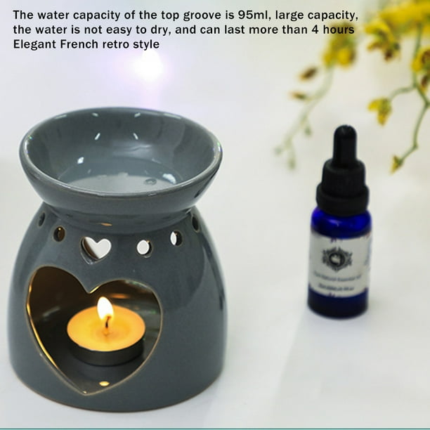 Akoyovwerve Wax Melt Essential Oil Burners Ceramic Aroma Burners Aromatherapy Candle Diffuser