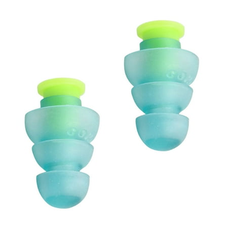 

1 Pair DJ Earplugs Box Packed Earplugs Hearing Protection Music Noise Reduction Earplug (Blue)