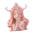 thumbnail image 2 of DOLITY Cute Sea Girl Figurine Sculpture Miniature Cake Topper Statue Modern Small Resin D, 2 of 9