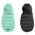 thumbnail image 3 of Pawtitas Reversible Dog Jacket Water Resistant Dog Coat for Cold Weather - Extra Small Jacket - Teal / Black, 3 of 9