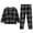 Grey, variant on UJNDER Toddler Kids Plaid Striped Print Round Neck Long Sleeve Top and Pants Loungewear Pajama Set for Baby Boys Girls Kids Pajamas,Grey,3-4 Years