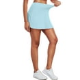 thumbnail image 7 of Cadmus Womens Pleated Tennis Golf Skorts High Waisted with Pockets Inner Shorts for Workout Pickleball,Light Blue,M, 7 of 7