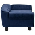 thumbnail image 2 of vidaXL Dog Sofa Blue 72x45x30 cm Plush, 2 of 5