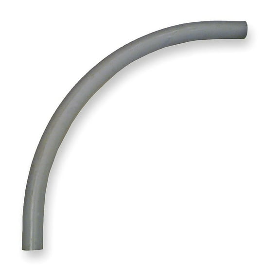 Cantex 5133825 Gray PVC Standard Radius 90 Degree Rigid Elbow 1 Inch