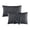 Dark Grey, variant on MAVIÉ Satin Pillowcase Set – Standard, Queen, King & Body Size Options – Ultra Soft Cooling Pillow Cases for Hair & Skin, Envelope Closure, 2 Pack (20" X 26") Navy