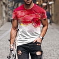 thumbnail image 2 of HKEJIAOI Men's Casual Shirts Classic Button Basic Short Sleeve Shirt Solid Color Tees Stylish Tops, 2 of 5