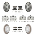 thumbnail image 1 of Transit Auto Front Rear Disc Brake Caliper Coated Rotors and Ceramic Pads Kit (10Pc) for Car 2005 Chevrolet Uplander Buick Terraza Saturn Relay FWD KCG-101001C, 1 of 11
