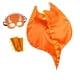 thumbnail image 5 of Disfraz de dinosaurio de peluche Macarena Capa de felpa Naranja Disfraz de dragón, 5 of 7