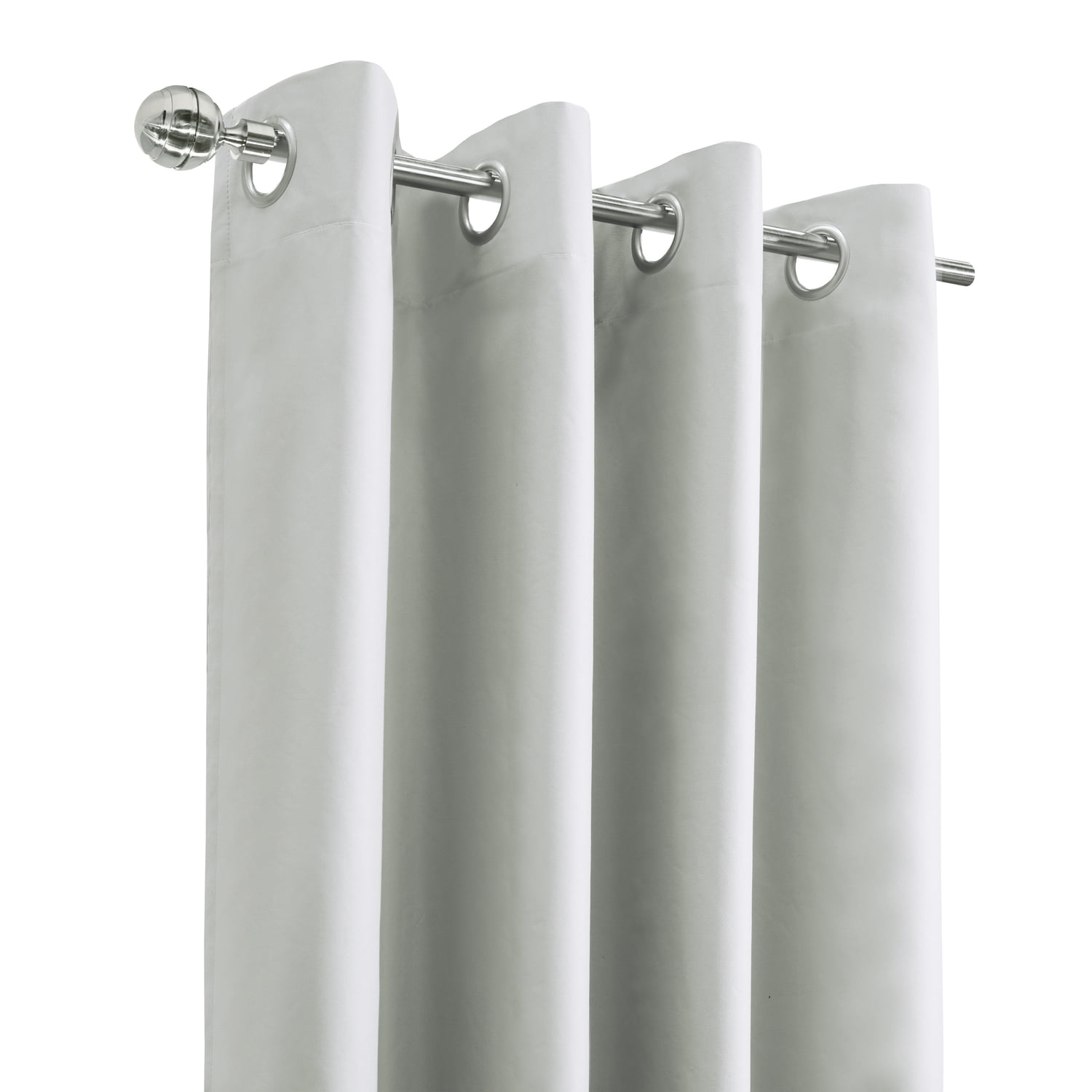 Thermaplus Alpine Blackout Premium Stylish and Functional Grommet Curtain Panel 52" x 95" White