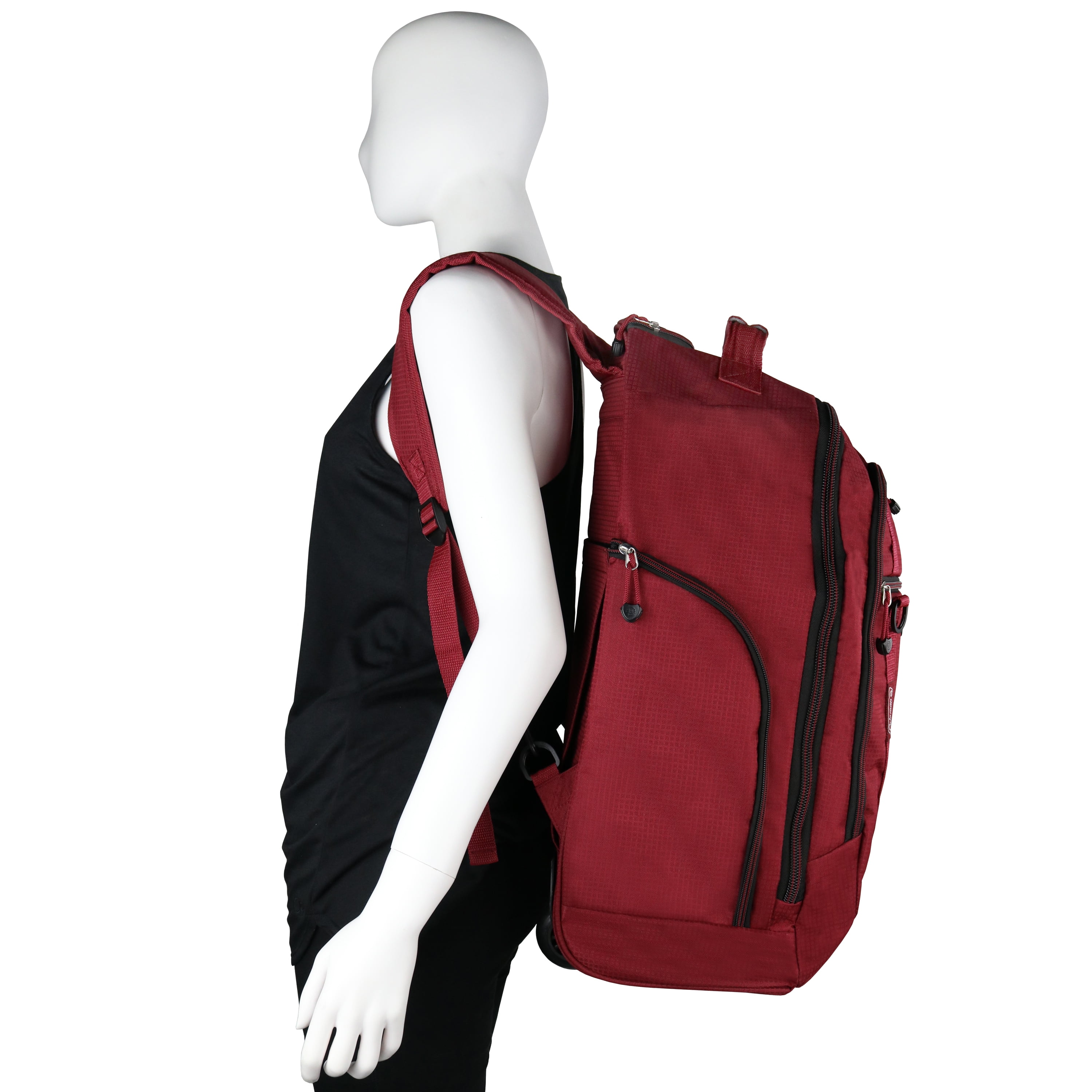 coleman 22 inch rolling backpack