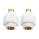 thumbnail image 5 of 2 unidades de aislamiento universal para calentador de agua eléctrico de pared con cabezal de cobre integrado, protección contra fugas de energía solar, color blanco, 5 of 7