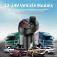 thumbnail image 4 of Reproductor MP3 Cargador Coche Transmisor FM Tarjeta TF 3.4A Cargador Coche USB Dual, 4 of 9