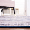 thumbnail image 5 of SAFAVIEH Tucson Beulah Traditional Machine Washable Runner Rug, Blue/Charcoal, 2'6" x 10', 5 of 10