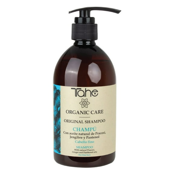 Tahe Organic Care Original Shampoo for Fine Hair with Natural Pracaxi Oil, Ginger and Panthenol (500 ml)