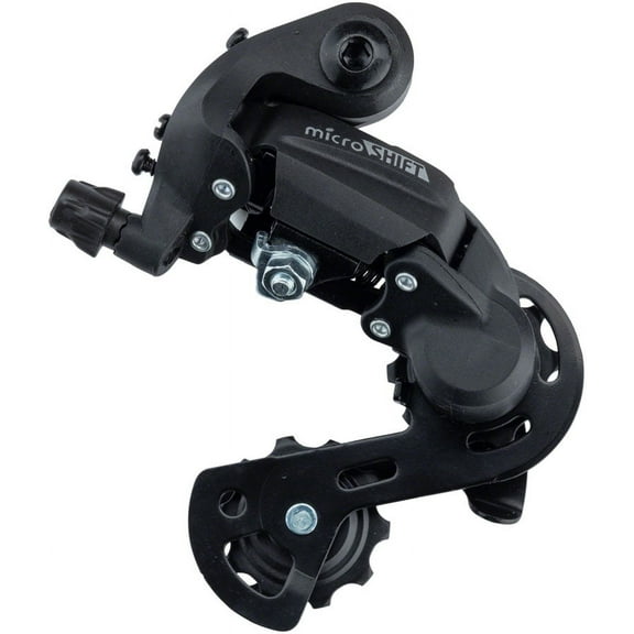 microSHIFT M21 Rear Derailleur - 6/7 Speed, Super Short Cage, Black