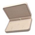 thumbnail image 4 of Estuche de terciopelo para guardar joyas, collares, aretes y pendientes. Beige, 4 of 5